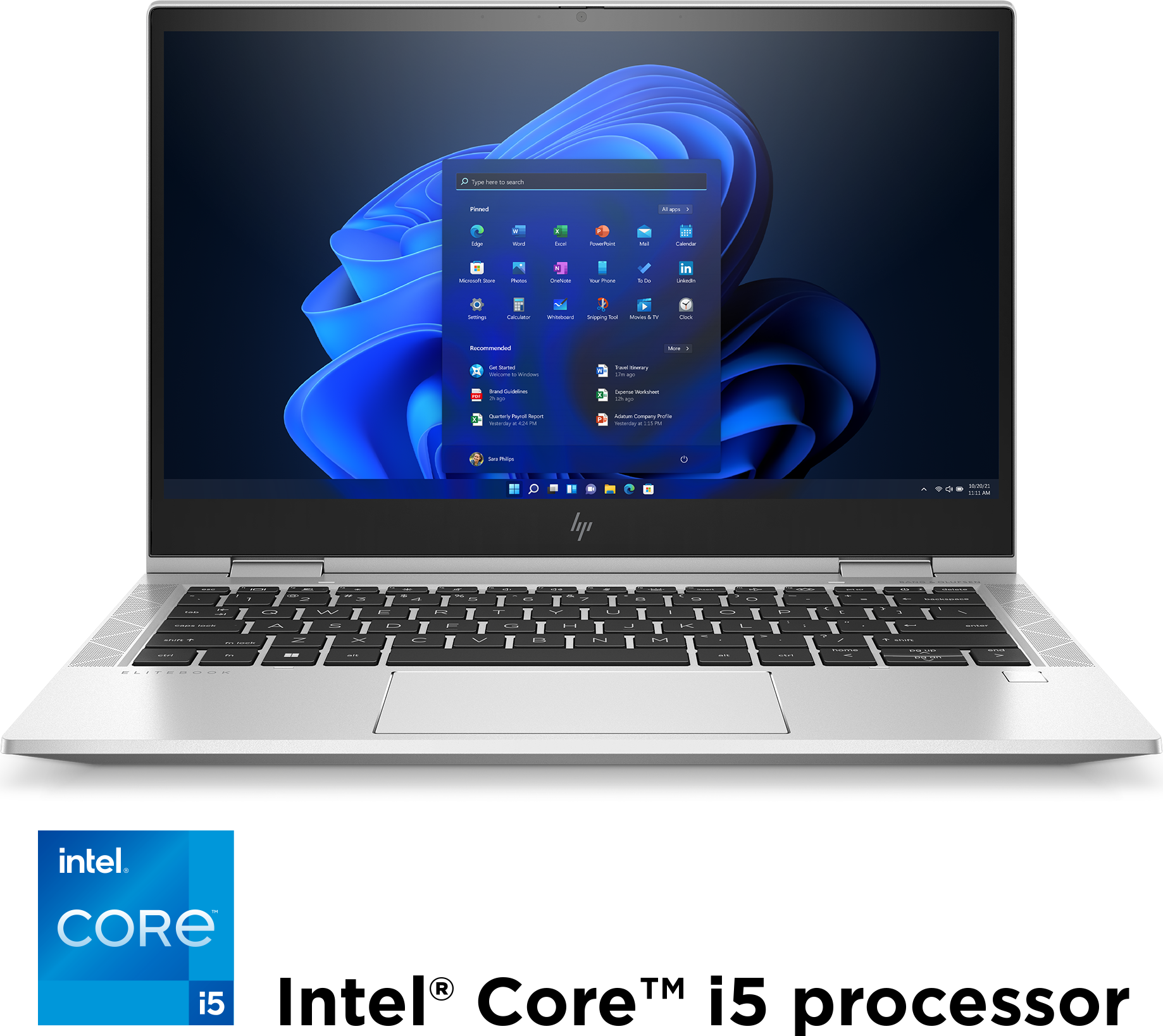 HP EliteBook 830 G9 Touchscreen - Angled View